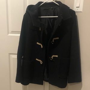 Uniqlo Navy Toggle Coat